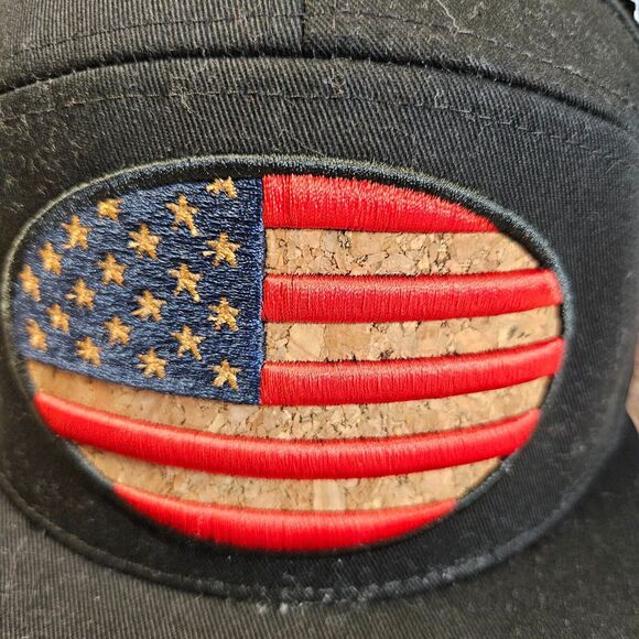 AMERICAN FLAG ADJUSTABLE SNAPBACK HAT CAP 7 PANEL - Picture 3 of 10